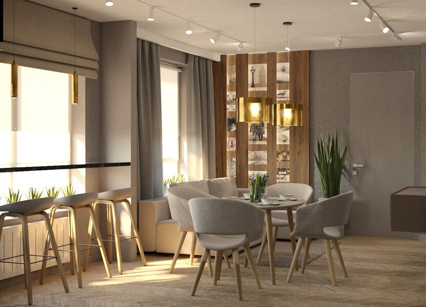 Living room & Dining zone